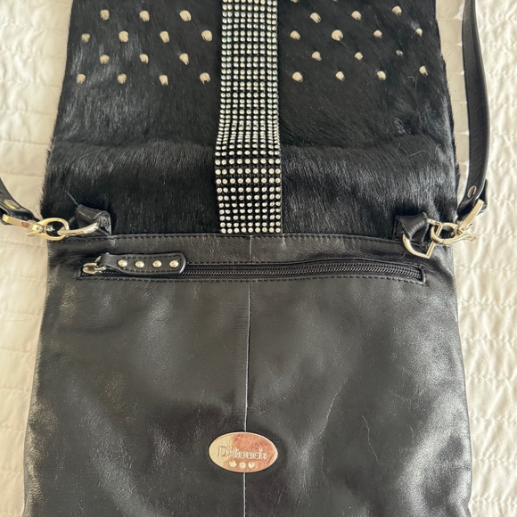 DX Touch Cowhide Italian Black Leather with Swarovski Crystals - Picture 3 of 6